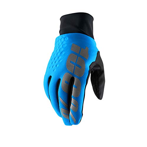 100% Hydromatic Brisker, Guantes Unisex-Adulto, Azul (Cyan/Negro), L