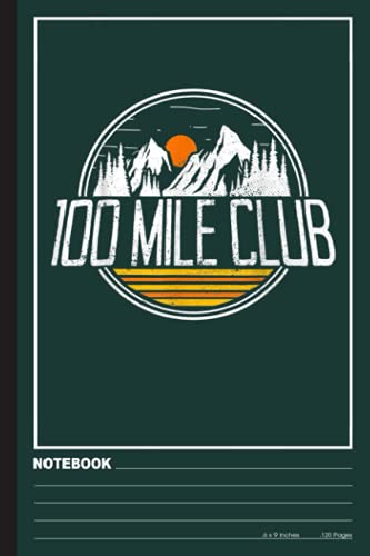 100 Mile Club Run Adventure Fell Ultra Run Trail Running Notebook: Lined Cross Country Running Notebook / Journal. Great CC Accessories & Novelty Gift Idea for all XC Runner
