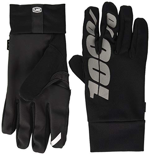 100 Percent HYDROMATIC Waterproof Glove Black XL Guantes para ocasión especial, Negro, Mediano para Hombre
