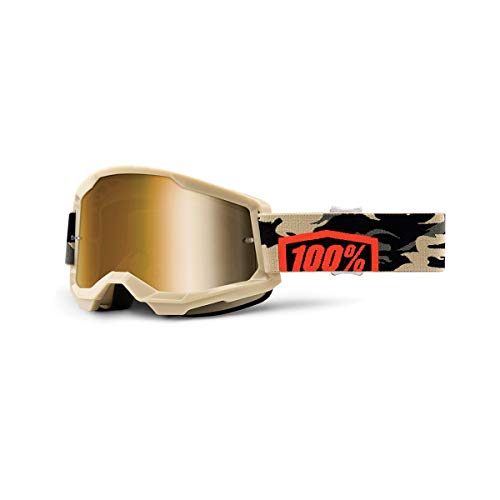 100 Percent STRATA 2 Goggle Kombat - True Gold Lens