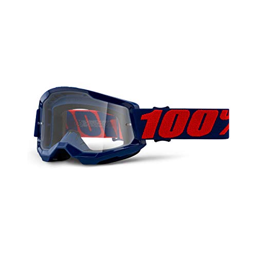 100 Percent STRATA 2 Goggle Masego-Clear Lens, Adultos Unisex, Azul, ESTANDAR