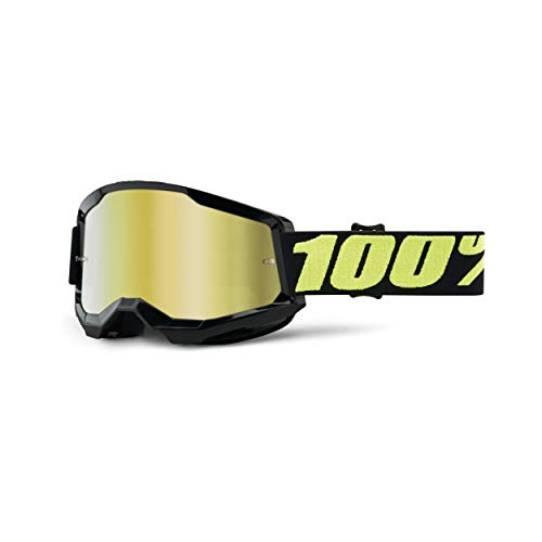 100 Percent STRATA 2 Goggle Upsol-Mirror Gold Lens, Adultos Unisex, Arena, ESTANDAR