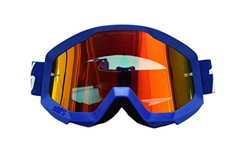 100 Percent STRATA Goggle Nation - Mirror Red Lens