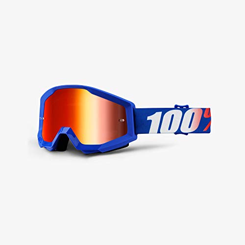 100 Percent STRATA Goggle Nation - Mirror Red Lens