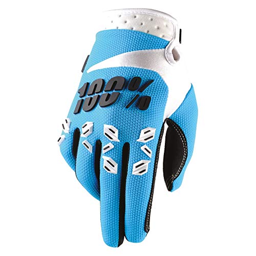 100% Prozent Airmatic Handschuhe Verstärkt MTB DH MX Motocross Enduro Offroad Quad, HU-GLO-0005, Farbe Blau, Größe XXL