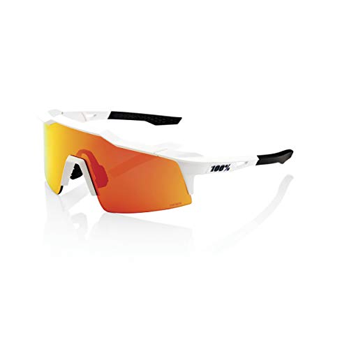 100% SPEEDCRAFT SL-Soft Tact Off White-Hiper Red Multilayer Mirror Lens, Adultos Unisex, Multicolor, Estandar