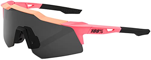 100% SPEEDCRAFT XS-Matte Washed out Neon Pink-Smoke Lens, Adultos Unisex, Multicolor, Estandar