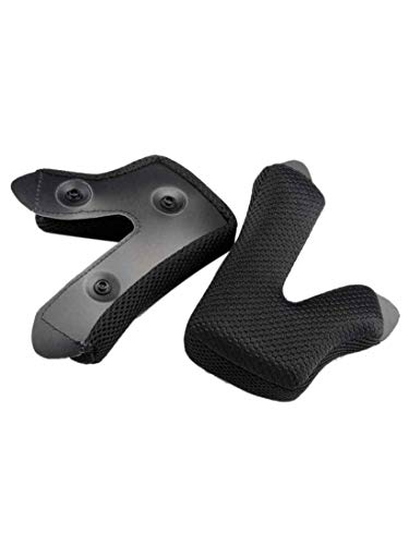 100% Status Cheek Pad Kit Recambio para Casco, Unisex Adulto, Negro, Talla única