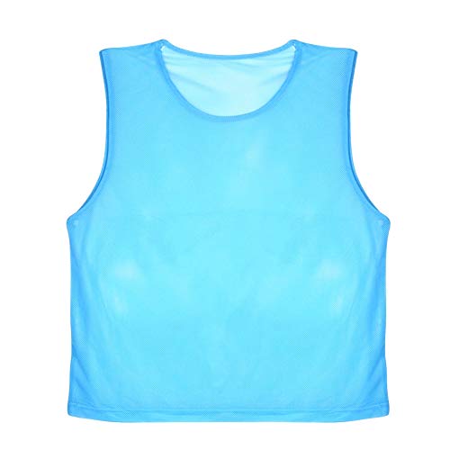 12pcs Petos de Entrenamiento Petos de Fútbol para Adultos (Color : Azul)