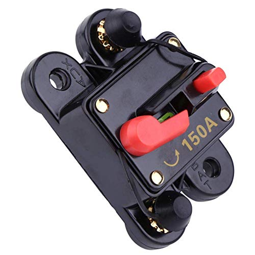 12V-24V 80-300A DC Coche Auto Marine Bicicleta Estéreo Audio Interruptor de Circuito Restablecer Fusible(150A)