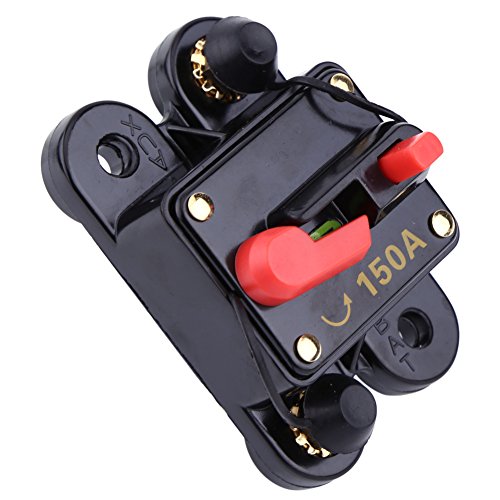 12V-24V 80-300A DC Interruptor de Fusible Automático Disyuntor Reset Fusible Auto Marine Boat Bike Audio Estéreo (150A)