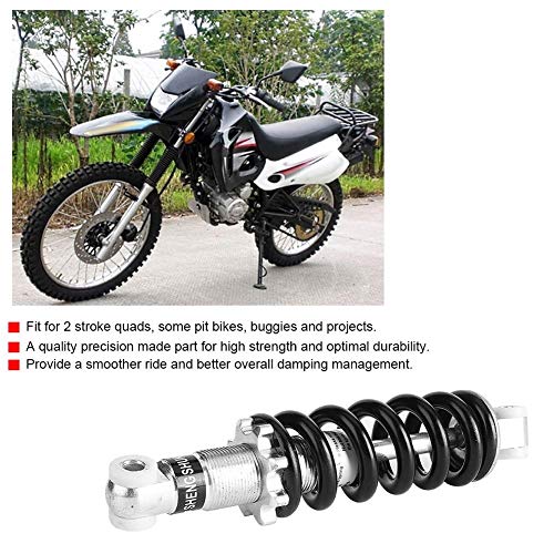 190mm Amortiguadores de suspensión neumática trasera Struts 1200lbs Apto para motocicleta de bicicleta de tierra de 2 tiempos