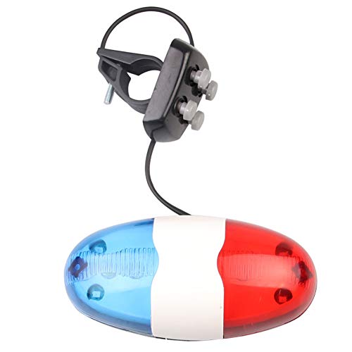 1PC Bicicletas electrónica del Cuerno de Cola de luz de lámpara electrónica de Bicicletas con 4 Tonos Altos Sirena de policía de Bicicletas Ciclismo Trompeta de Bell del Cuerno de luz