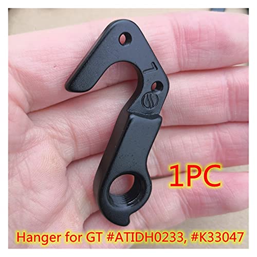 1pc Bicycle Dropout Fit para Pilo D716 GT # ATIDH0233 K33047 GT Avalanche Zaskar Sensor Carbon GT Pantera Trasera de pericioner (Color : Black 1pc)