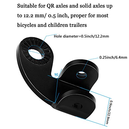 2 Juegos Acopladores de Enganche de Remolques de Bicicleta Adaptador de Fijación de Acoplador de Bicicleta Conector de Repuesto Enganche de Tráiler Bicicleta Compatible con Tráiler Burley