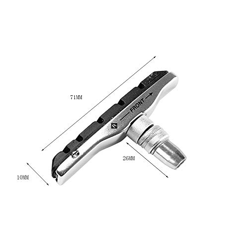 2 Juegos Bloques de Freno de Bicicleta V Pastilla de Freno Reemplazable Zapatas de Freno,Kits de Freno V,Juego para Todos los MTB V-Brake System