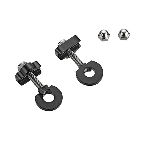 2 pcs aleación BMX/Juicios remolques Cadena Tensor tensores 10 mm Ejes