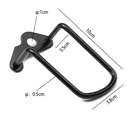 2 Pcs Desviador de la Bicicleta Protector, Hierro Guardia de Estancia para Trasero Cambio de Engranaje de Desviador de Bici, Protector de Cadena para Garantizar Al Aire Libre Montaña Bici Ciclismo