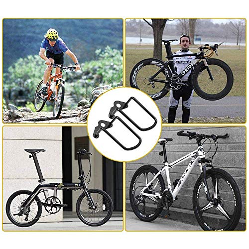 2 Pcs Desviador de la Bicicleta Protector, Hierro Guardia de Estancia para Trasero Cambio de Engranaje de Desviador de Bici, Protector de Cadena para Garantizar Al Aire Libre Montaña Bici Ciclismo