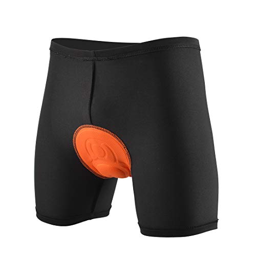 2 piezas 3d culotte Coolmax bicicleta pantalones cortos ropa interior por excelente trabajo Global, color , tamaño small