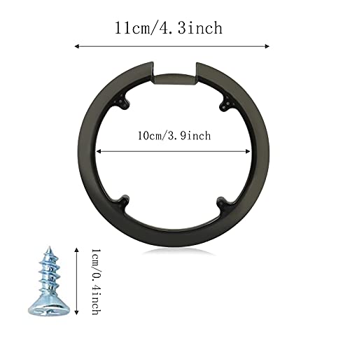 2 Piezas Bicicleta Protector Anillo, Cubrir Plato de Bicicleta, Protector Rueda Cadena Manivela, para Protección de Rueda de Cadena de Bicicleta, para Bicicletas de Montaña y de Carretera