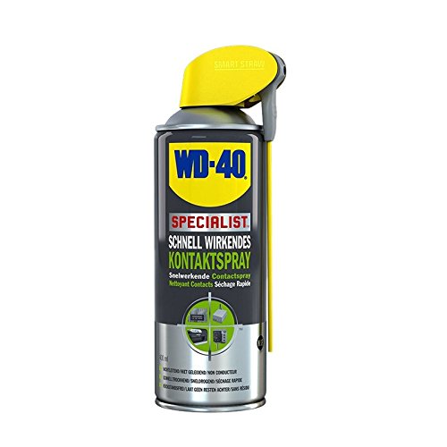 2 x 400 ml WD de 40 Specialist Contacto Spray limpiador Elektronik Spray Contacto Elektronik limpiador spray efecto rápido. Smart Straw con rociador integrado