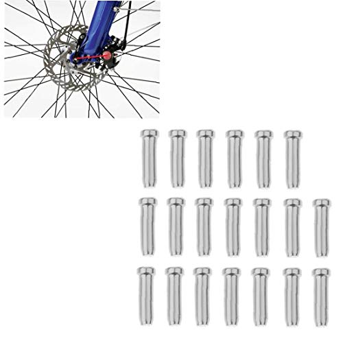 20 PCS, terminación de Cable ondulaciones, Caps Bicicleta del Cable del Terminal, Bicicletas aleación Carretera de montaña Freno Consejos Shifter