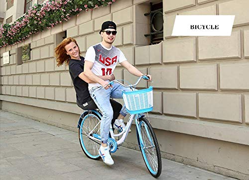 24 26 Pulgadas Lady Bike City Bike City Ladies Bike/City Bike/City Cruiser Bicicleta para Mujer, Casual Commuter Lady Princess Bicicleta Retro Ligera