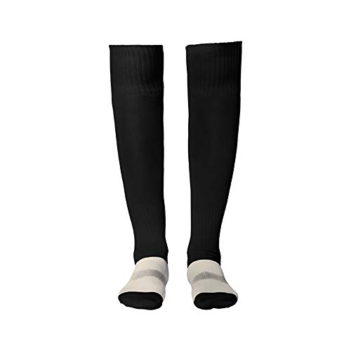 24 JOYAS Medias Deportivas de colores para Fútbol, Ciclismo, Running... Calcetines de compresión y transpirables Unisex para deportes y viajes: Correr, trotar, caminar, volar (SR 41/46, NEGRO)