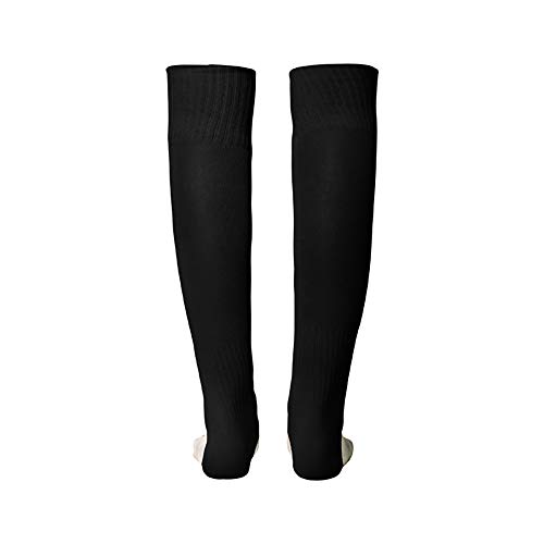 24 JOYAS Medias Deportivas de colores para Fútbol, Ciclismo, Running... Calcetines de compresión y transpirables Unisex para deportes y viajes: Correr, trotar, caminar, volar (SR 41/46, NEGRO)