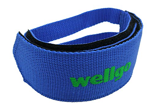 2x Straps Correas de Nylon de WELLGO para Pedales de Bicicleta Fixie Negro 3211azul