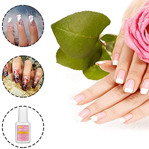 2x10g pegamento de uñas Falso de Adhesivo, Pegamento Especial para Uñas Tip Adhesivo,pegamento profesional para uñas para Suministros de Maquillaje de Uñas.