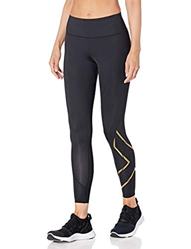 2XU MCS Cross Training - Mallas de compresión para mujer, Negro/Nero, S Alto