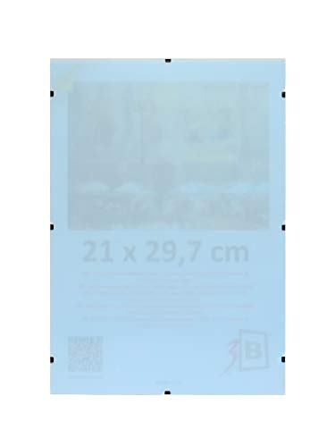 3-B MARCO CLIP - 21x29,7 cm (A4) (ca. 8x12) portarretratos sin marco con vidrio de poliéster (hoja de plástico)