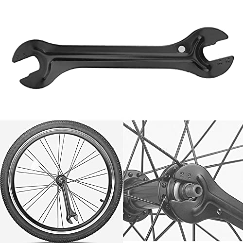 3 Pcs Llave Inglesa de Cono Bicicleta Llaves de Conos Bicicleta Llave de Reparación de Bicicletas Llave de Cubo de Bicicleta para Conos Bujes de Las Ruedas y Pedales Estrecha Negro 13/14 /15/16 mm