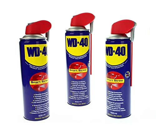 3 x 500 ml 40 Wd Smart Straw multifunktionsöl aceite multifunción del mucho utilizar con Pray Lubricante óxido Kriechöl sprühöl Lubricante lata con rociador integrado