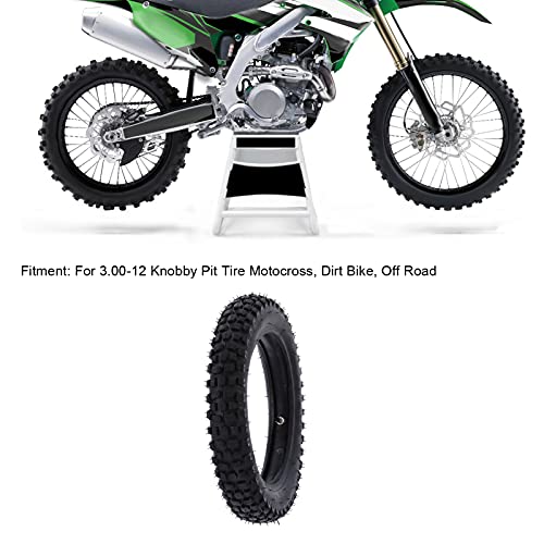 3.00-12 Neumático, Tubo Interior de Motocross Duradero, Juego de Tubo Interior de neumático para Dirt Bike Off Road