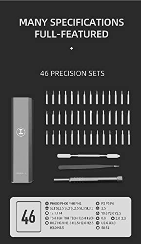 31 in 1 Precision Screwdriver Set,Magnetic Torx Hex Bit Dismountable Screw Driver Kit Mini Tool Case,Multifunctional Pocket Smart Home Electronic Repair Tool (A)