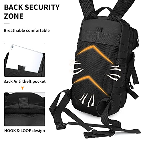 35L Mochila Táctica Militar,Mochila de Asalto Molle Mochila Impermeable de Combate Mochila Escolar Impermeable Hombres Mujeres Bolsa de Emergencia para Caza Caminar Senderismo