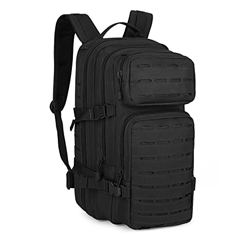 35L Mochila Táctica Militar,Mochila de Asalto Molle Mochila Impermeable de Combate Mochila Escolar Impermeable Hombres Mujeres Bolsa de Emergencia para Caza Caminar Senderismo