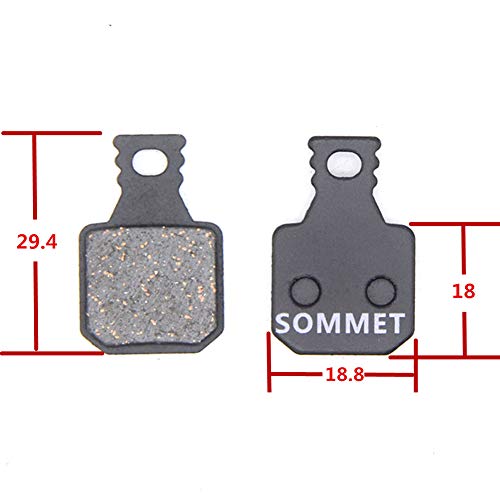 4 Pares SOMMET Pastillas Freno Disco Semi-metálico para Magura MT5 MT5E MT7 MT Trail Typ 8.1 SH901 M5 M7