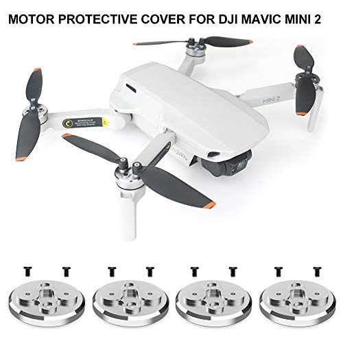 4 piezas de cubierta del motor del abejón de la cubierta del motor de la tapa del abejón Accesorios para DJI Mavic Mini 2 - resistente al agua, resistente a los arañazos cubierta de la cubierta de