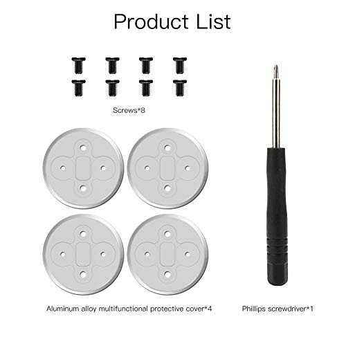 4 piezas de cubierta del motor del abejón de la cubierta del motor de la tapa del abejón Accesorios para DJI Mavic Mini 2 - resistente al agua, resistente a los arañazos cubierta de la cubierta de