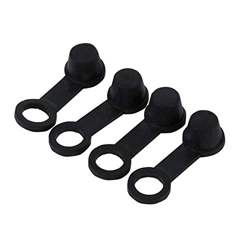 4 piezas de tapones de purgador de frenos, 8mm tapa goma de purgador frenos