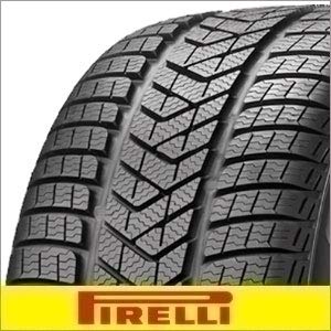 4 ruedas completas de invierno Astana 8 x 18 ET 42 5 x 108 negro pulido con 225/40 R18 92V Pirelli Winter Sottozero 3 XL FSL M+S 3PMSF