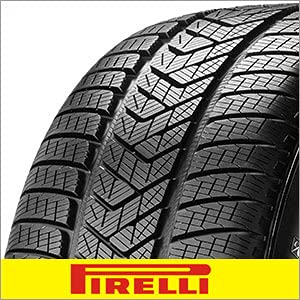 4 ruedas completas de invierno Astana 8 x 19 ET 55 5 x 108 titanio plateado pulido con 235/55 R19 105 V Pirelli Scorpion Winter XL FSL M+S 3PMSF