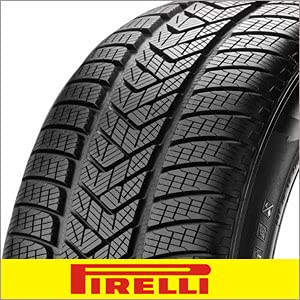 4 ruedas completas de invierno Skandic 7x17 ET 40 5x112 negro mate con 215/65 R17 99H Pirelli Scorpion Winter FSL M+S 3PMSF