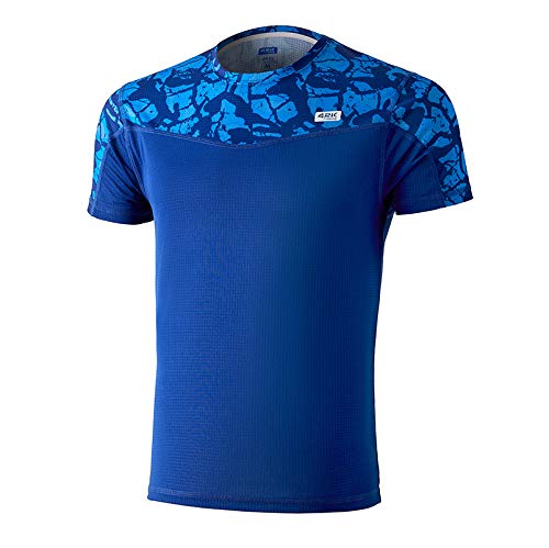 42K Running - Camiseta técnica 42k Ares Hombre Imperial Blue XS