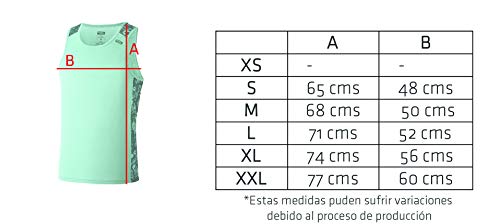 42K RUNNING - Camiseta técnica Tirantes 42k Ares Summer para Hombre Mint
