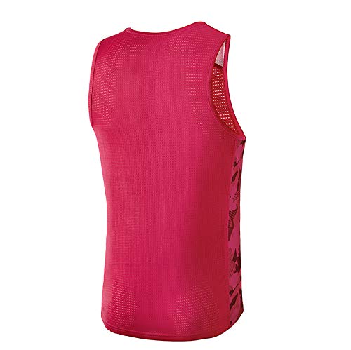 42K RUNNING - Camiseta técnica Tirantes 42k Ares Summer para Hombre Raspberry